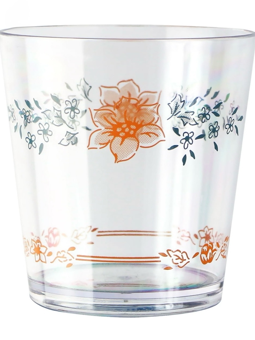 New  set of 5 CORELLE Coordinates Apricot Grove 14 oz Acrylic Drinkware